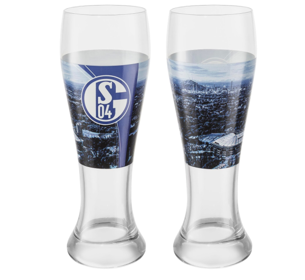 FC Schalke 04 - Weizenbierglas 2er-Set